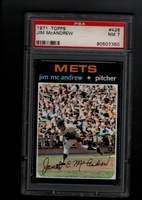 1971 Topps #428 Jim McAndrew PSA 7 NM NEW YORK METS